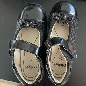 PEDIPED FLEX® NAOMI BLACK GIRLS SHOES